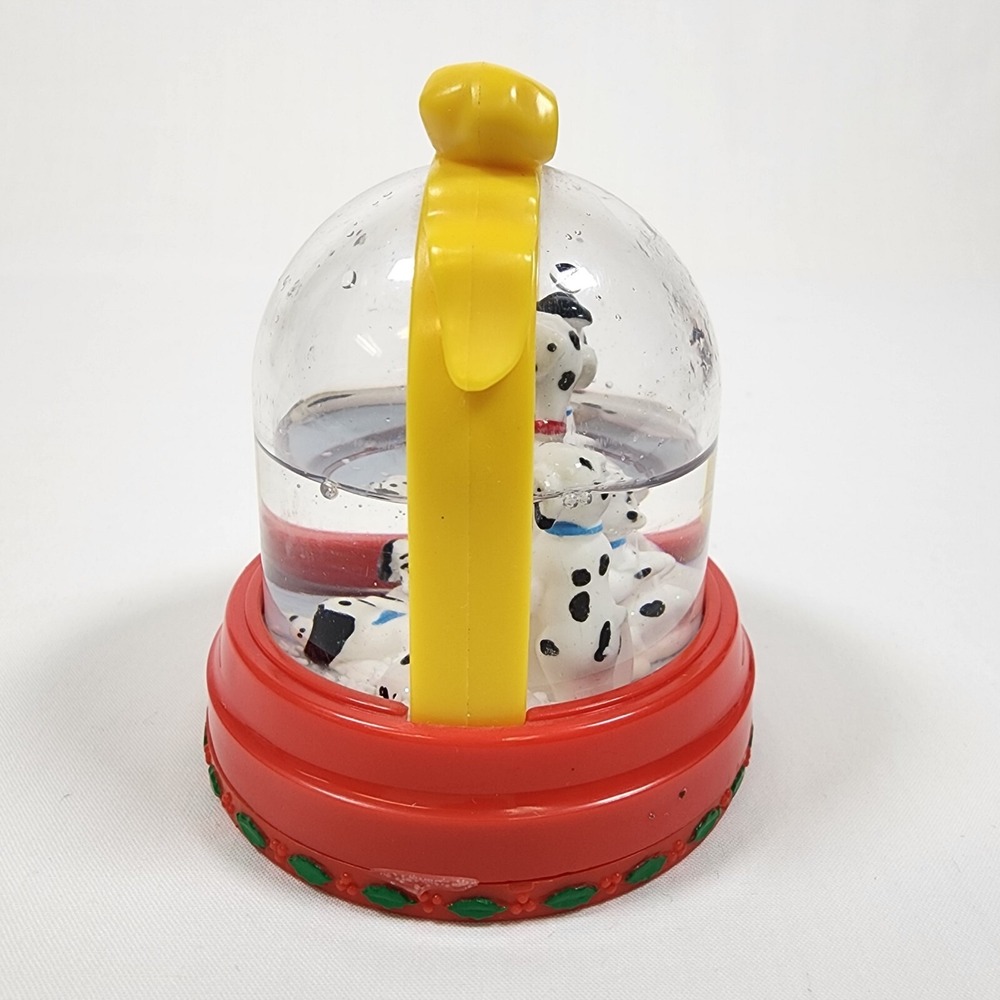 VINTAGE 101 Dalmations 1996 Christmas Snow Flurries Dome Globe McDonald's Toy - Picture 2 of 9